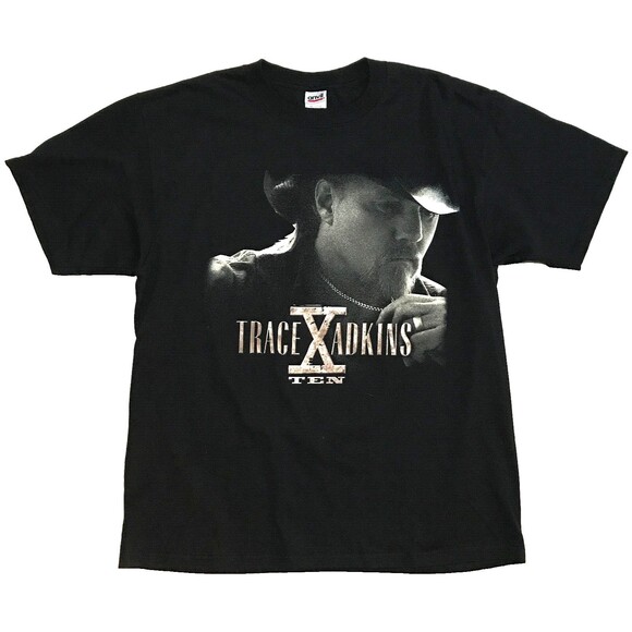 Trace Atkins Ten T-Shirt 2009 Tour Tee XL GOOD - Picture 1 of 5
